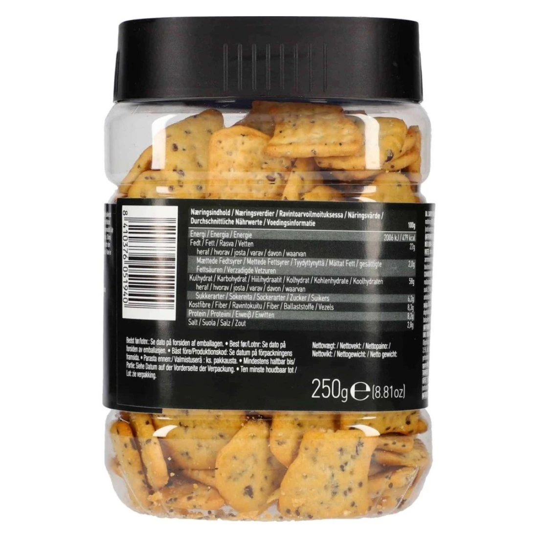 Gullon Quinoa and Chia Crackers, 250g