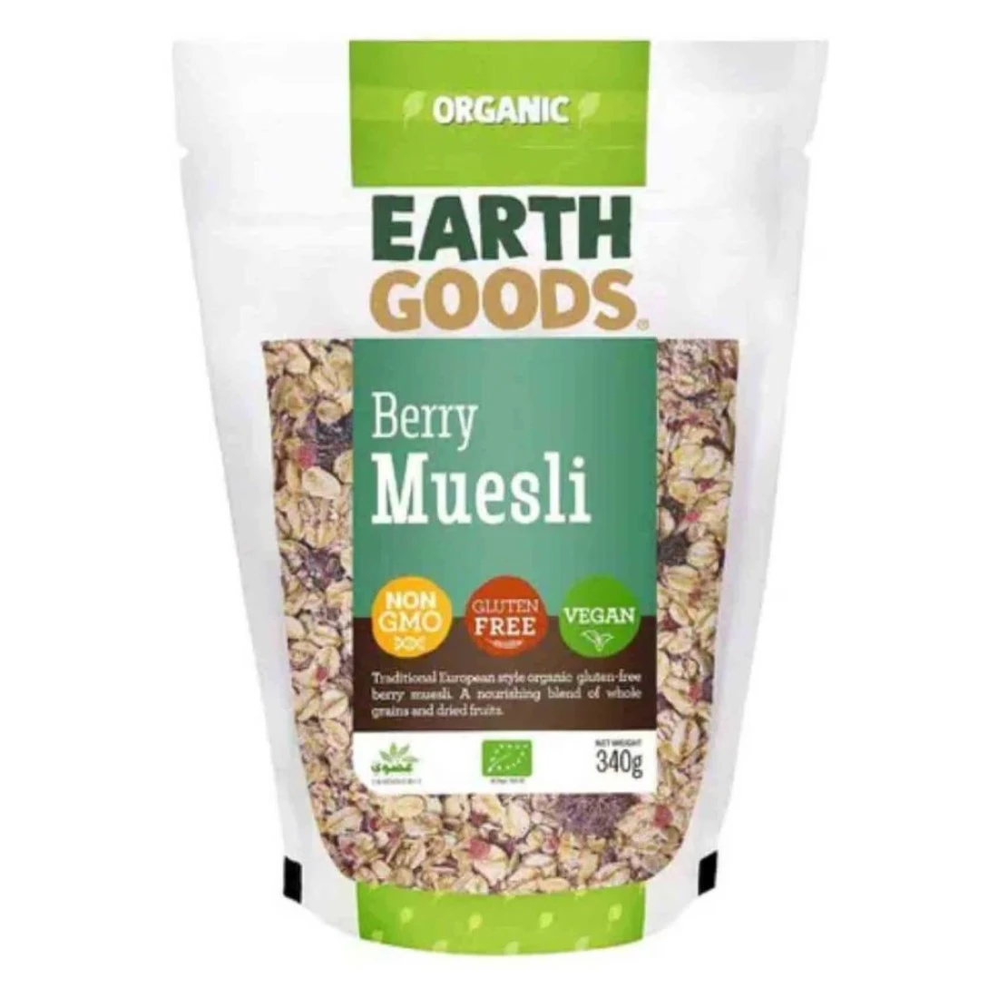 Earth Goods Organic Berry Muesli, 340g