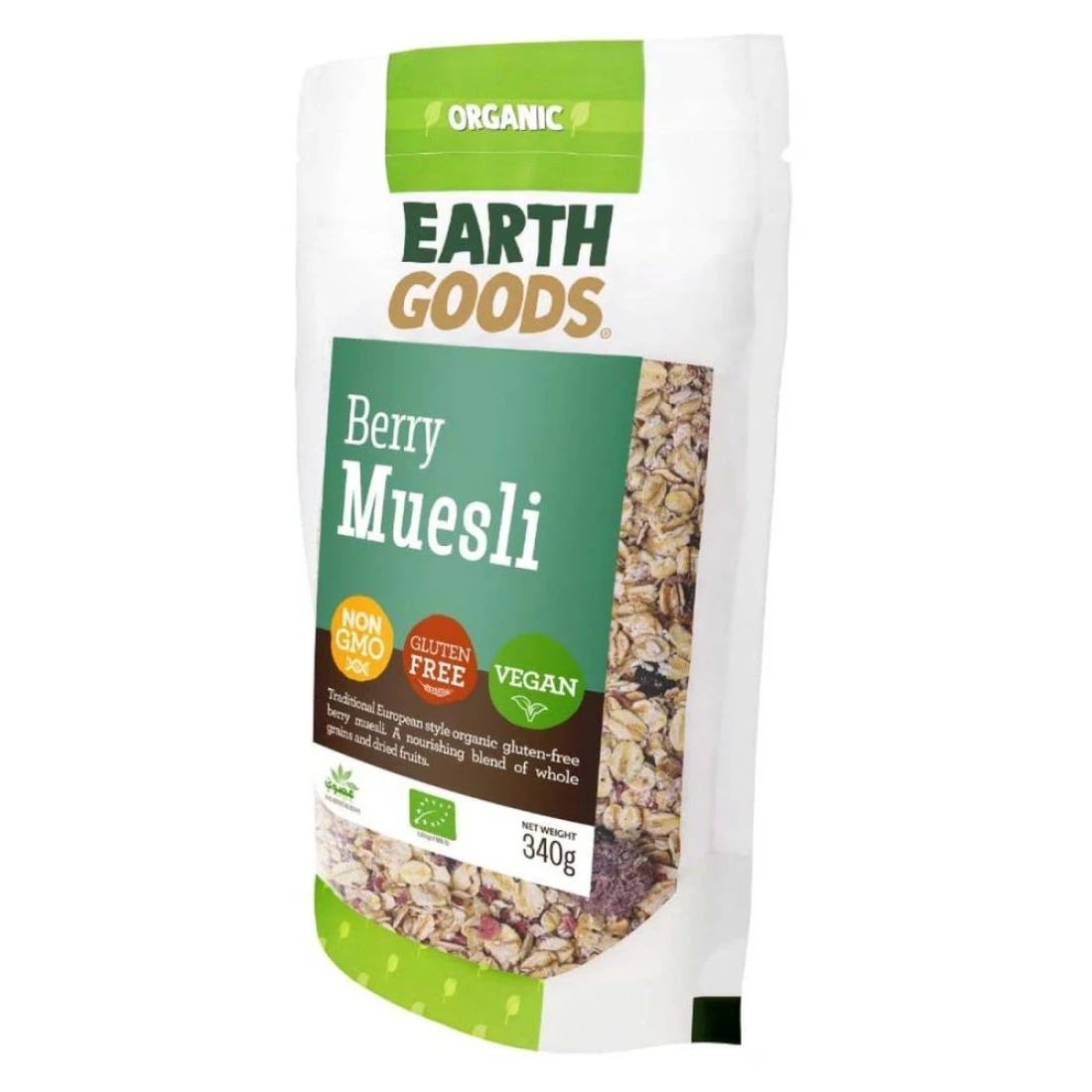 Earth Goods Organic Berry Muesli, 340g