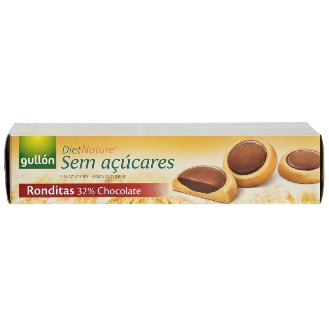 Gullon Diet Nature Sugar Free Ronditas Chocolate Cookies, 186g