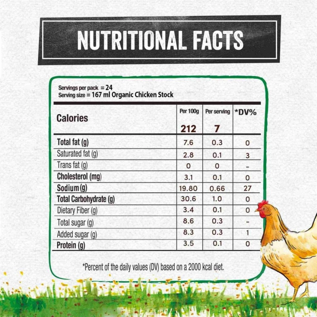 Nestle Maggi Organic Chicken Stock 80g