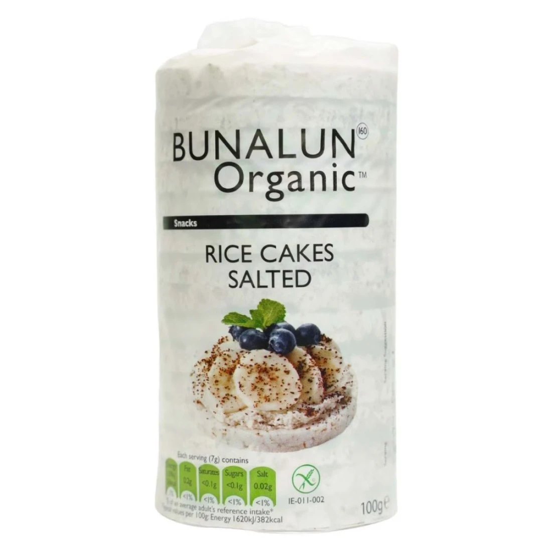 Bunalun Organic Rice Cakes Salted 100g