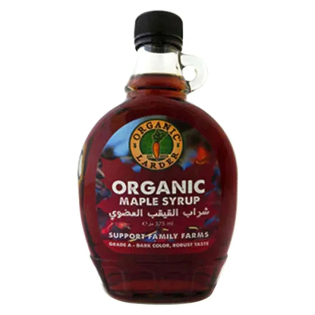 Organic Larder Dark Maple Syrup 375ml