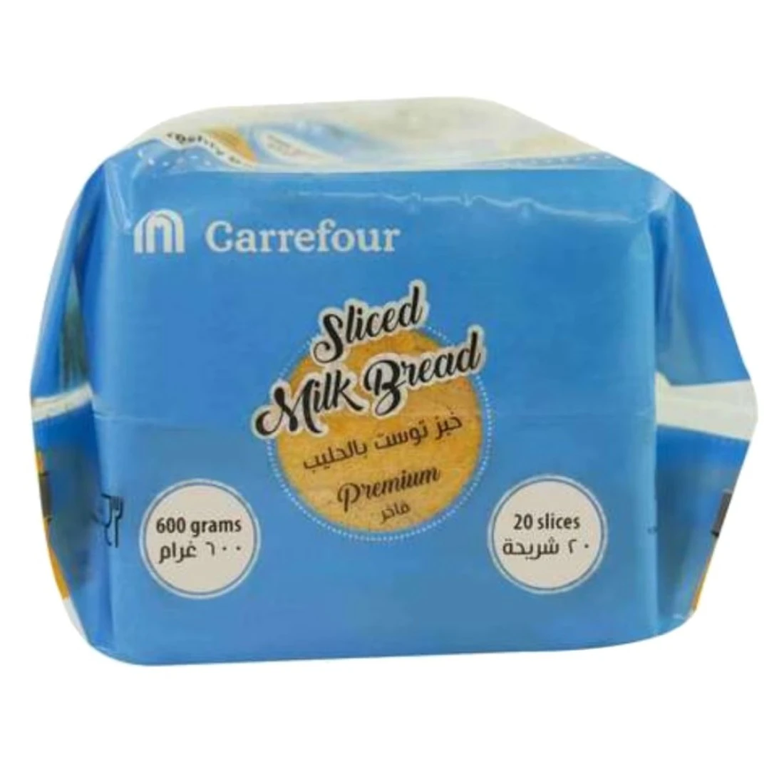 كارفور خبز توست بالحليب 600 غرام
