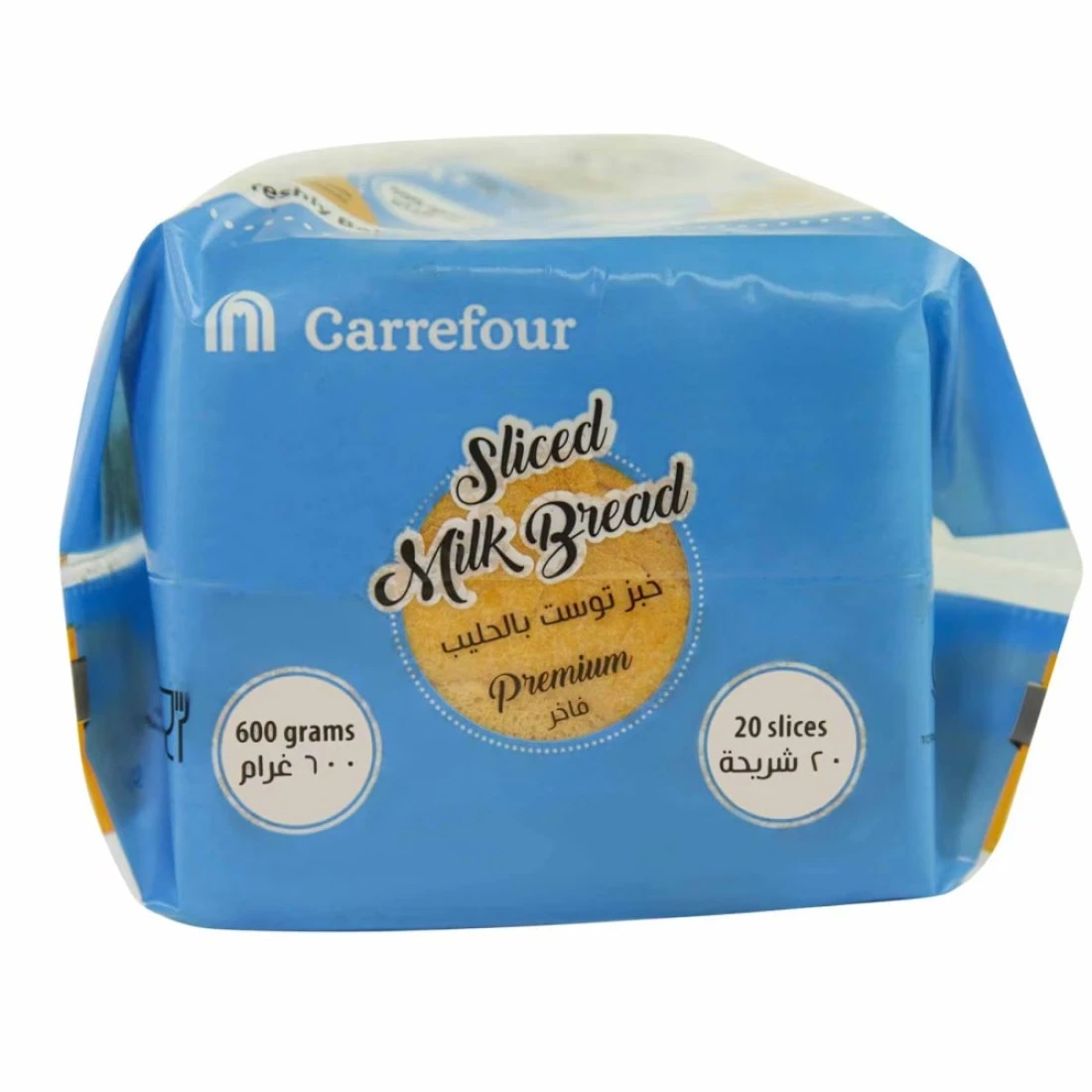 كارفور خبز توست بالحليب 600 غرام