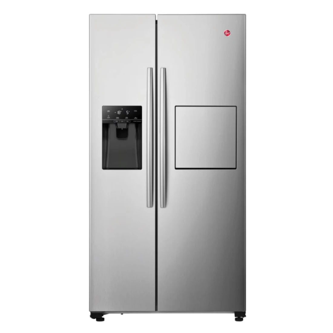 Hoover Side By Side Refrigerator HSB-H700-BWD Silver 700L