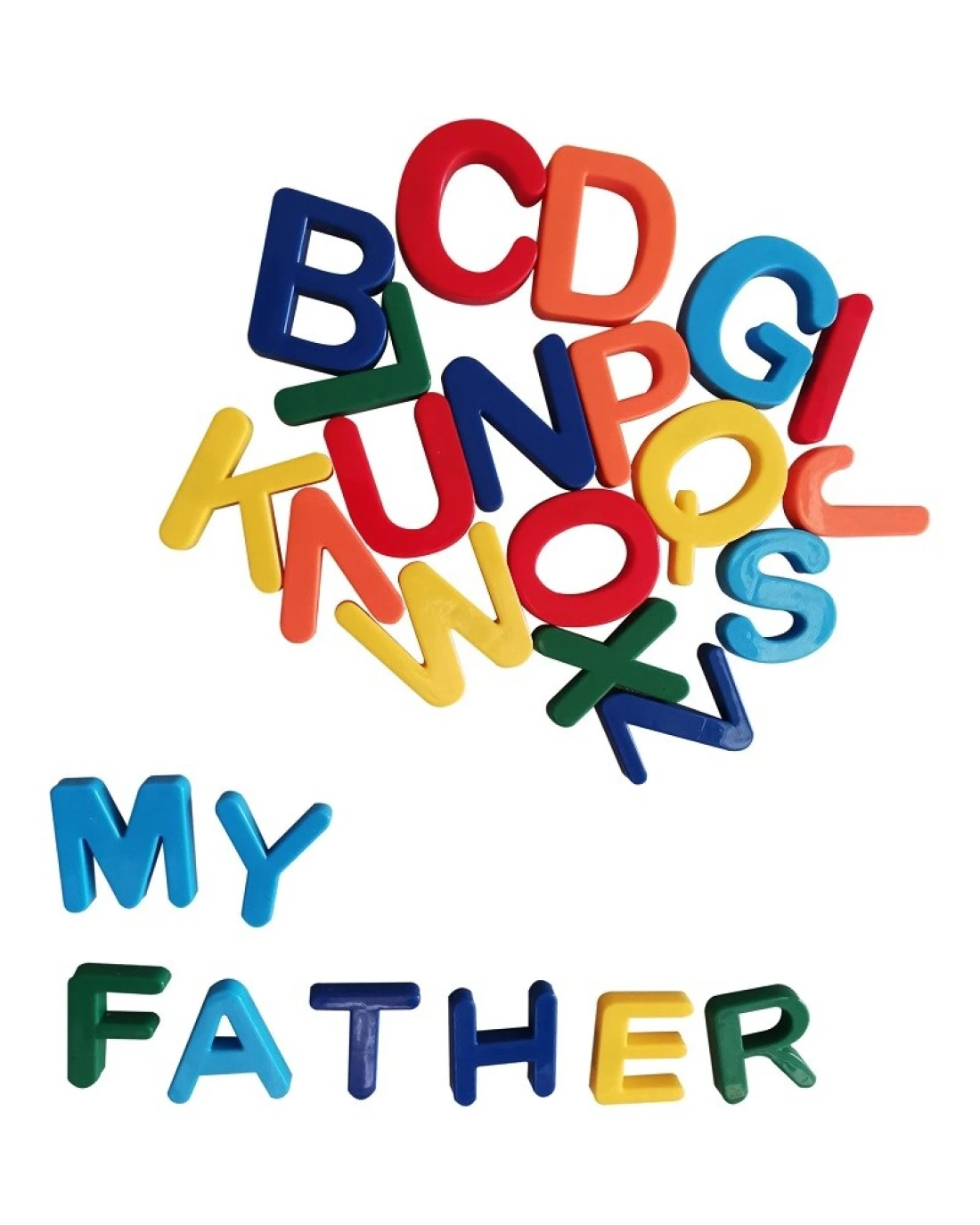 Magnetic Alphabet ABC Colorful Refrigerator Fridge Magnets for Vocabulary Educational Toy Set Preschool Learning