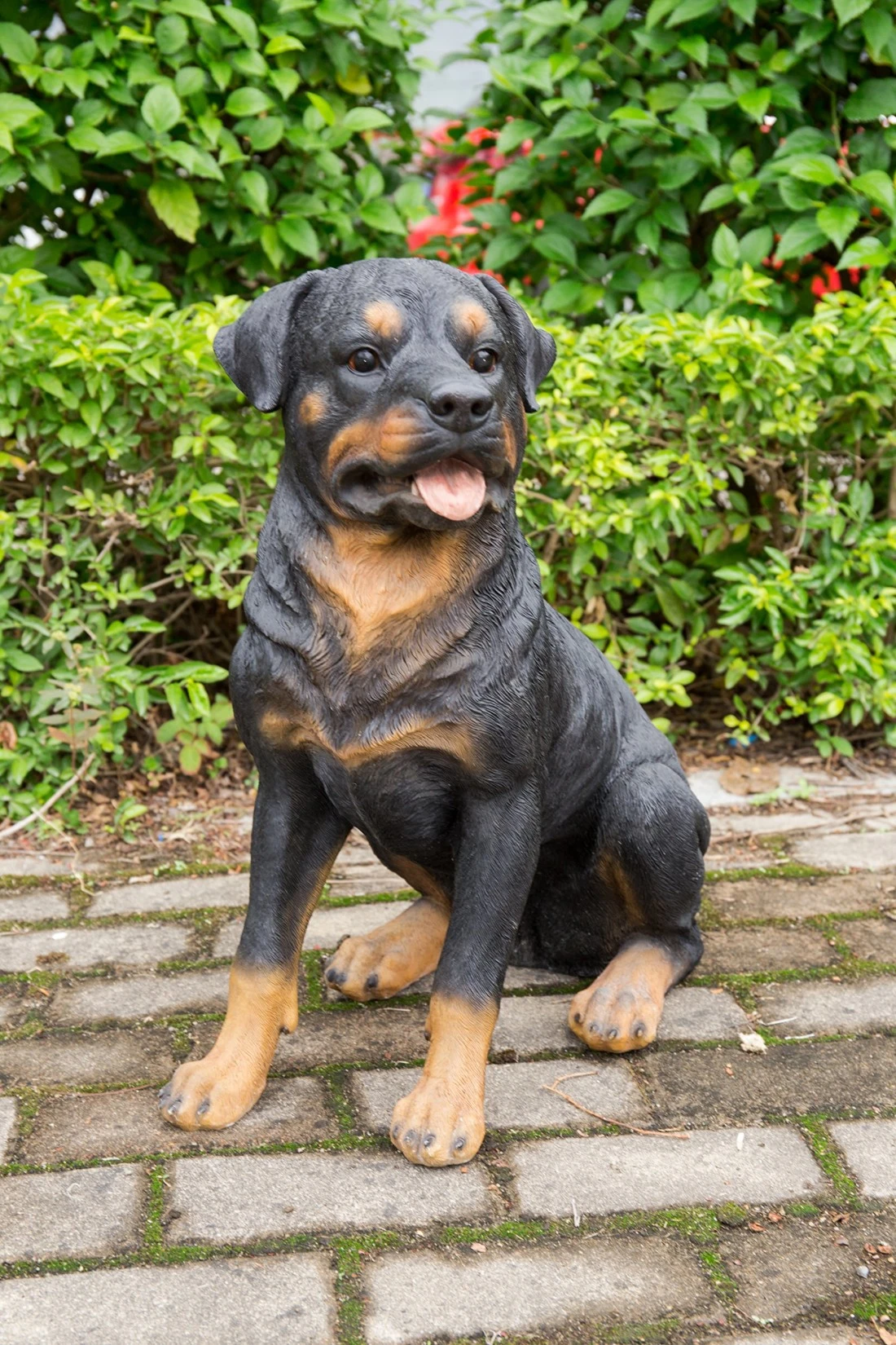 Hi- Line Gift 87688 Decorative Rottweiler Sitting Large Dog Statue