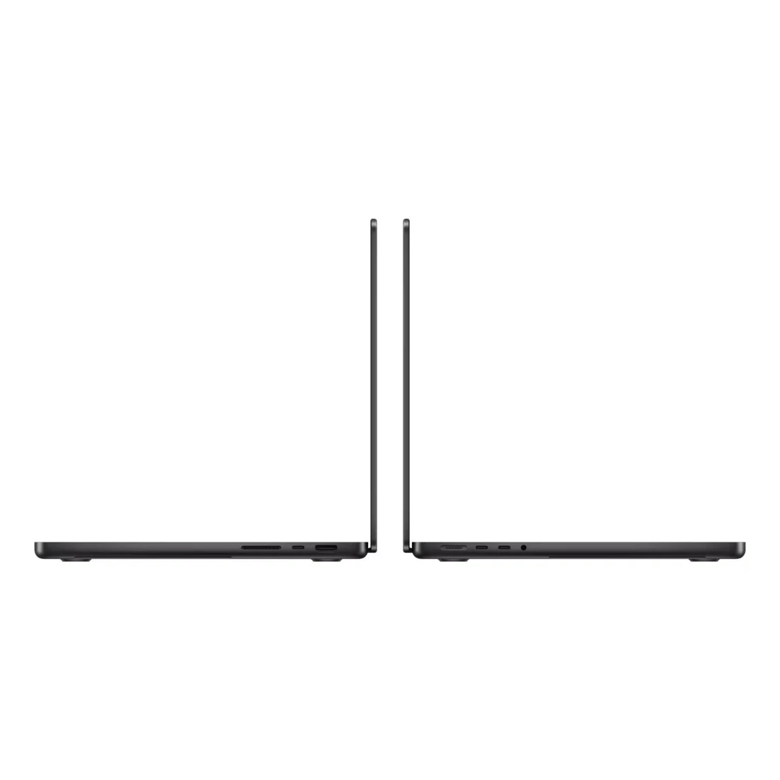 ابل ماك بوك برو 14 انش، 18 جيجابايت رام، 512 جيجابايت اس اس دي، اسود (شريحة ابل ام 3 برو، وحدة معالجة مركزية 11 نواة ووحدة معالجة رسومية 14 نواة، لوحة مفاتيح انجليزية/عربية، MRX33AB/A)