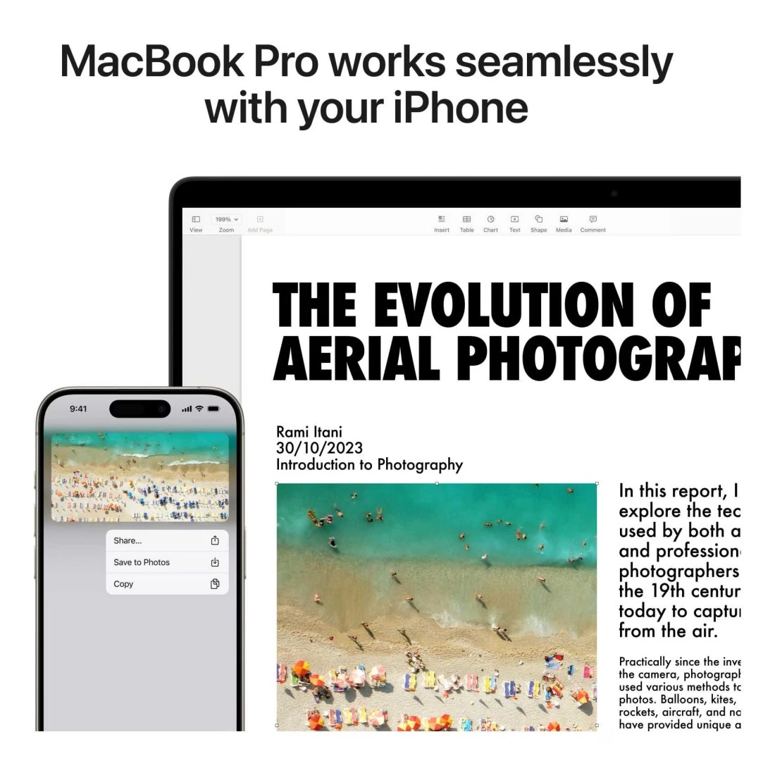 ابل ماك بوك برو 14 انش، 18 جيجابايت رام، 512 جيجابايت اس اس دي، اسود (شريحة ابل ام 3 برو، وحدة معالجة مركزية 11 نواة ووحدة معالجة رسومية 14 نواة، لوحة مفاتيح انجليزية/عربية، MRX33AB/A)