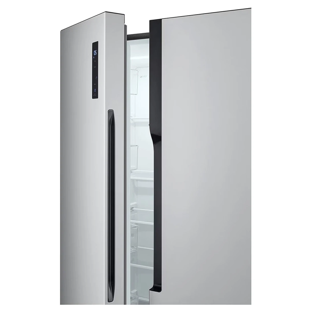 إل جي ثلاجة ببابين متجاورين GRFB587PQAM سعة 509 لتر -فضية-