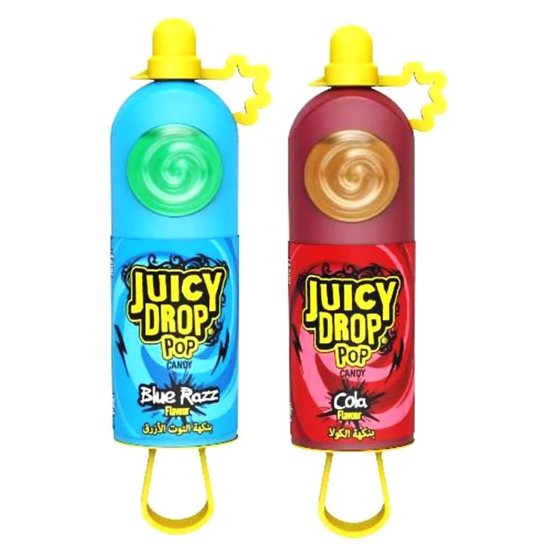 Bazooka Juicy Drop Pop Raspberry Flavour 26g Assorted