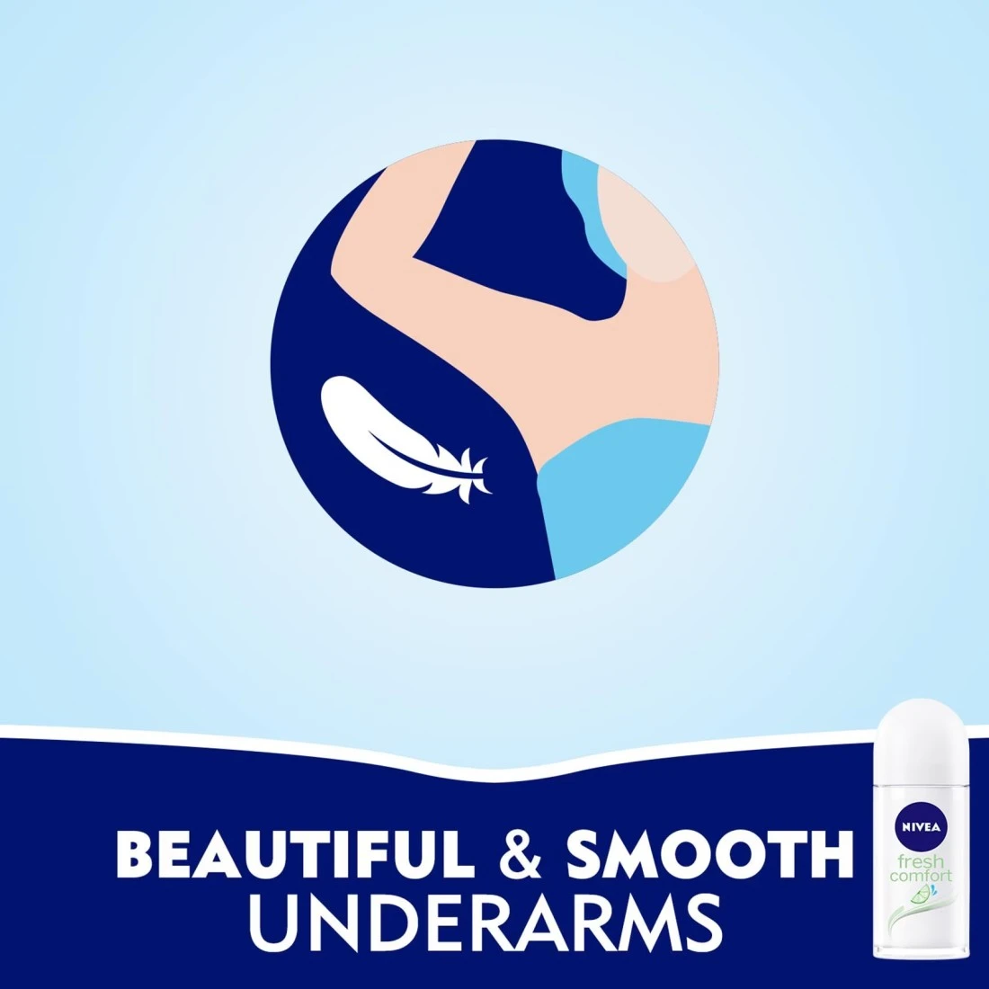 NIVEA Deodorant Roll-on for Women Fresh Comfort 50ml