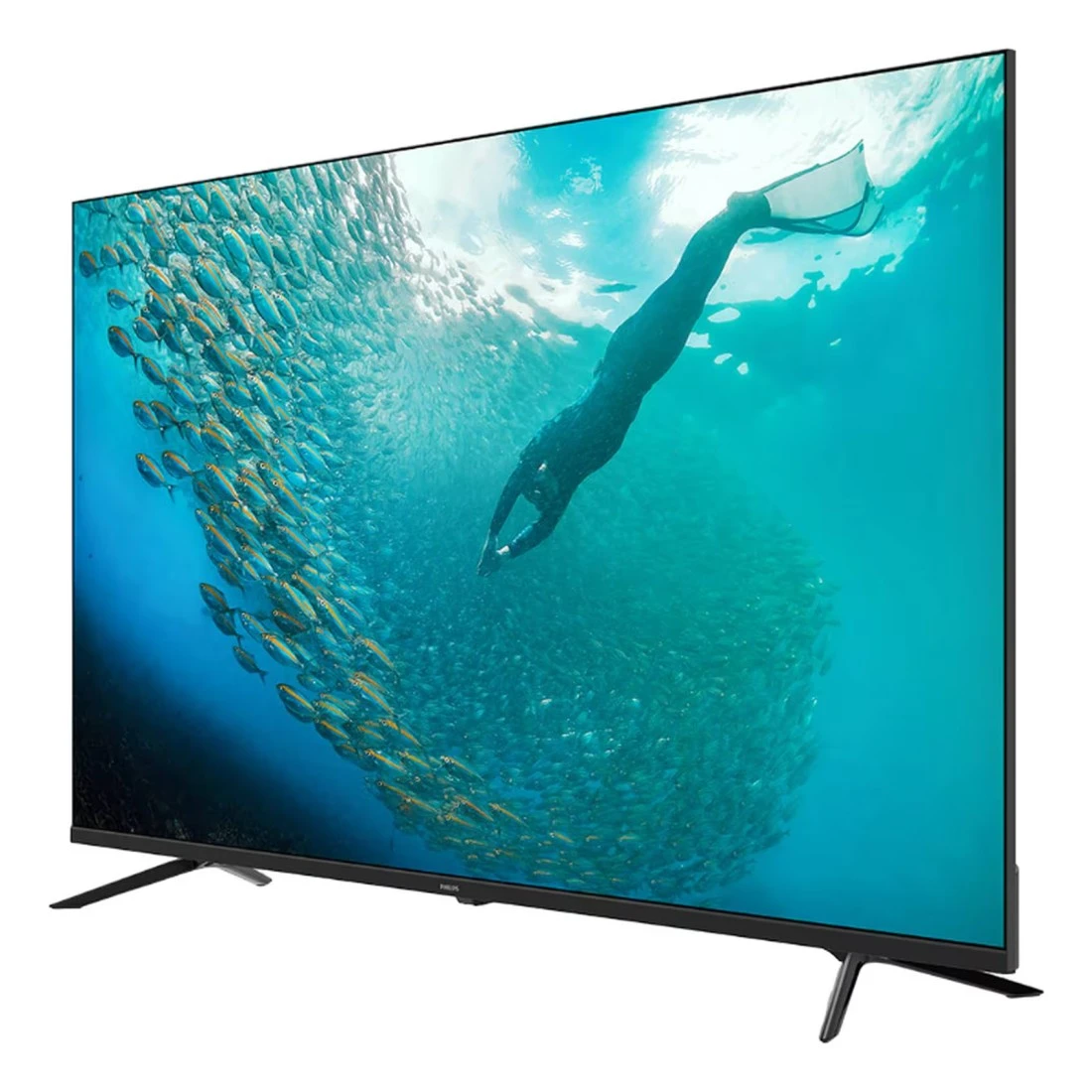 فيليبس 65 بوصة UHD غوغل QLED تلفزيون ذكي 65PUT7129 - أسود