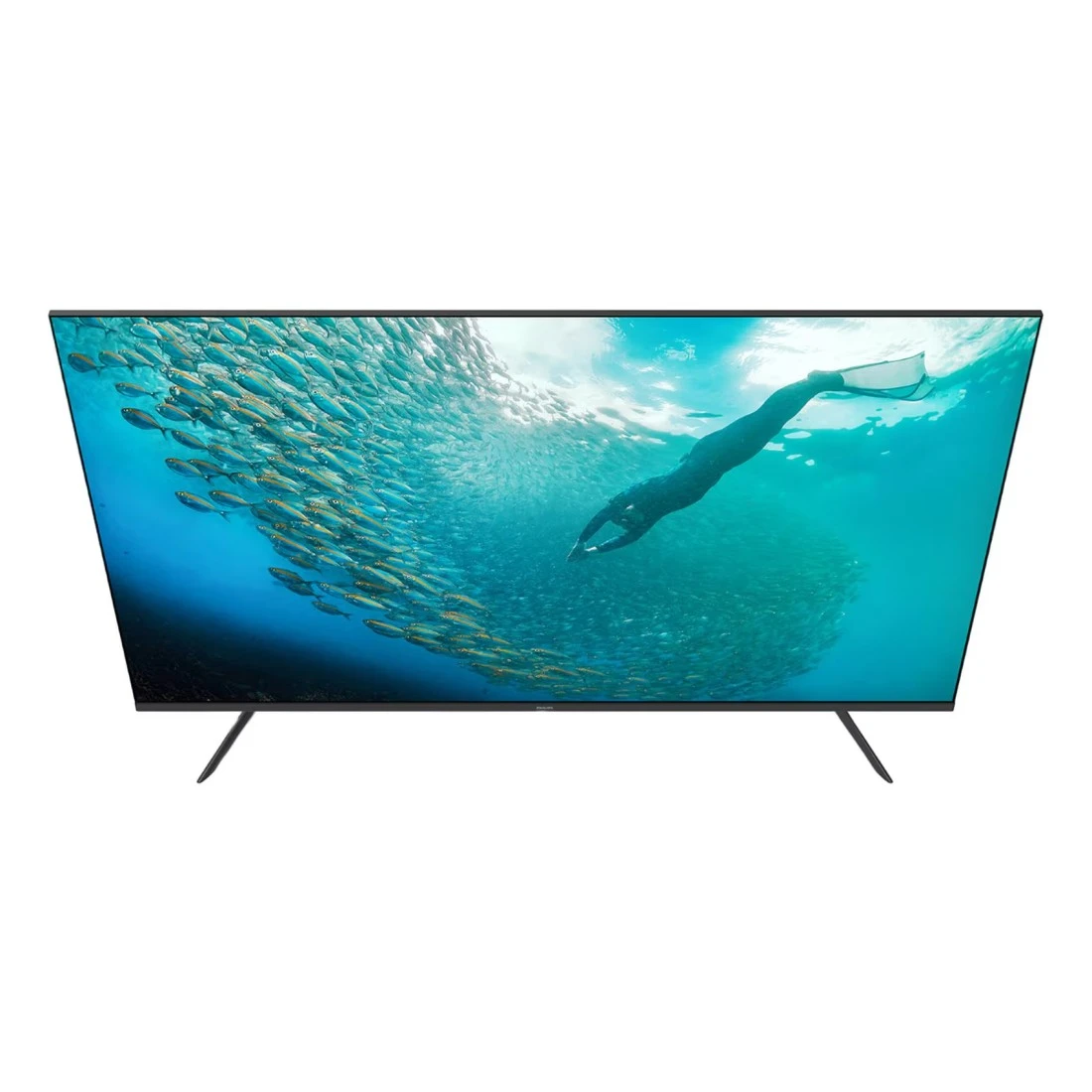 فيليبس 65 بوصة UHD غوغل QLED تلفزيون ذكي 65PUT7129 - أسود