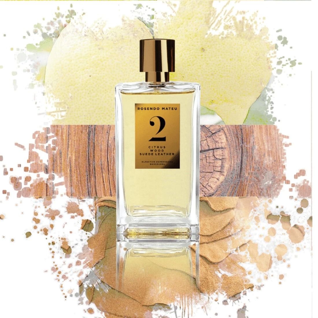 Rosendo Mateu Olfactive Expressions 2 Citrus Wood Suede Leather - Eau De Parfum