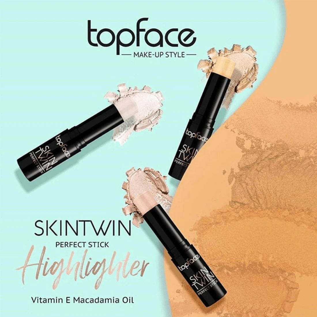 Topface Skin Twin Perfect Stick Highlighter - 001
