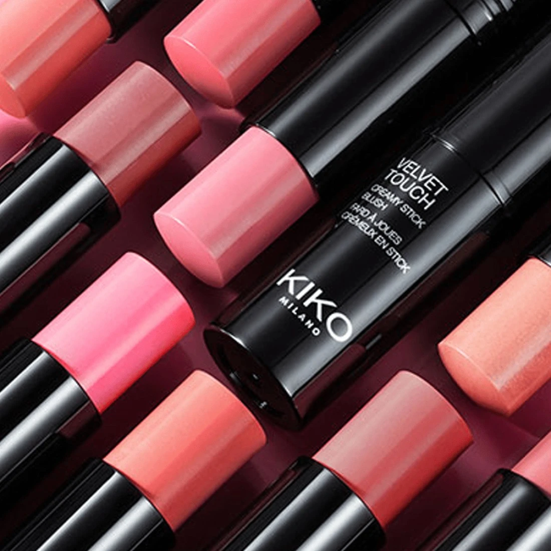 KIKO Velvet Touch Creamy Stick Blush - 08 Rose Mauve