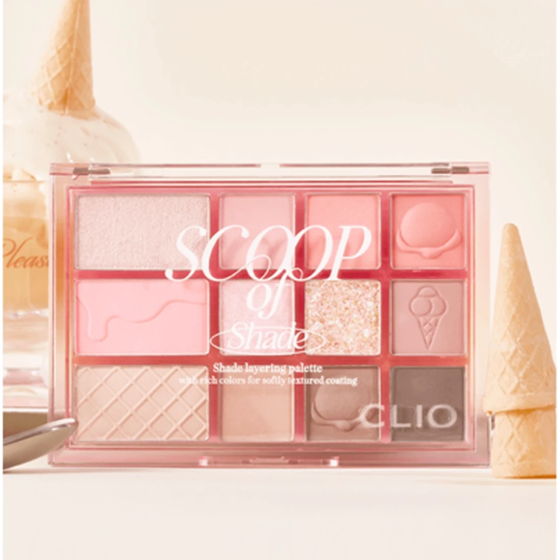 CLIO Shade & Shadow Palette - 03 Scoop of Shade