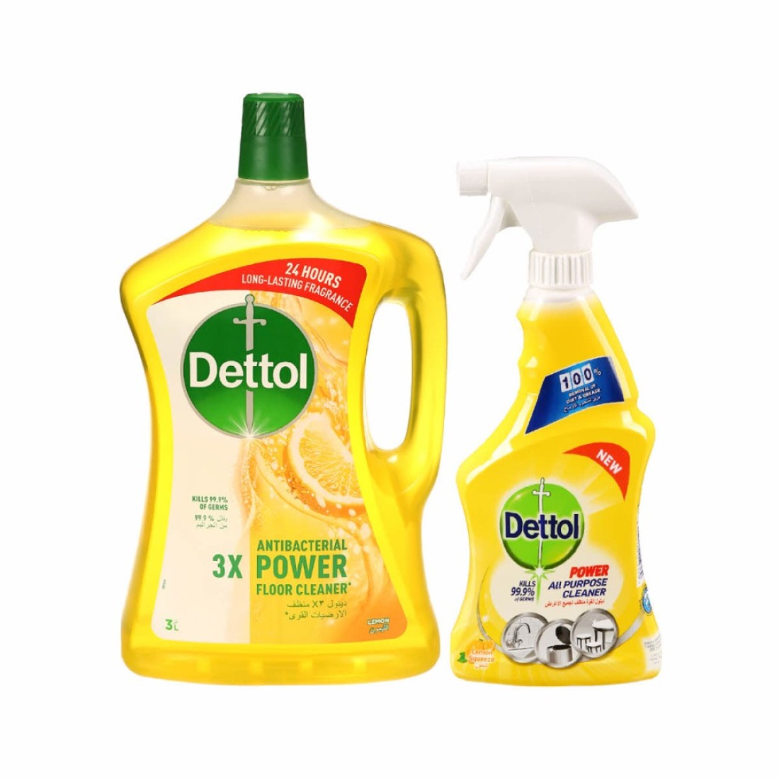 DETTOL MPC LEMON 1LTR+TRIG LEM 500ML FRE