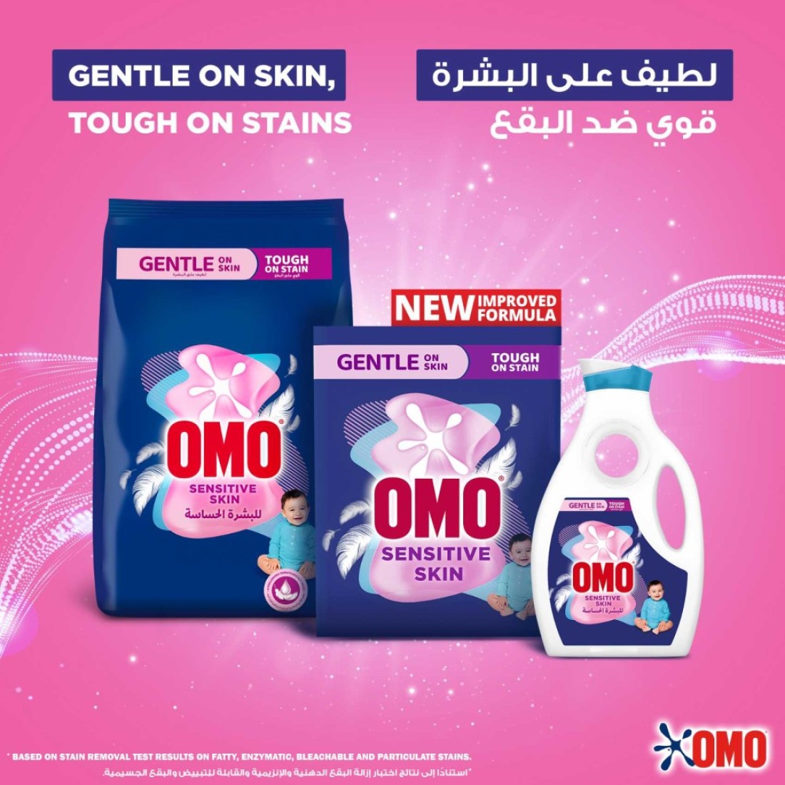 OMO Liquid Laundry Detergent for Sensitive Skin 2L