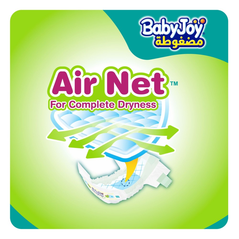 Baby Joy Compressed Diamond Diapers Junior Size 5 14-23kg Jumbo Pack 40 Diapers
