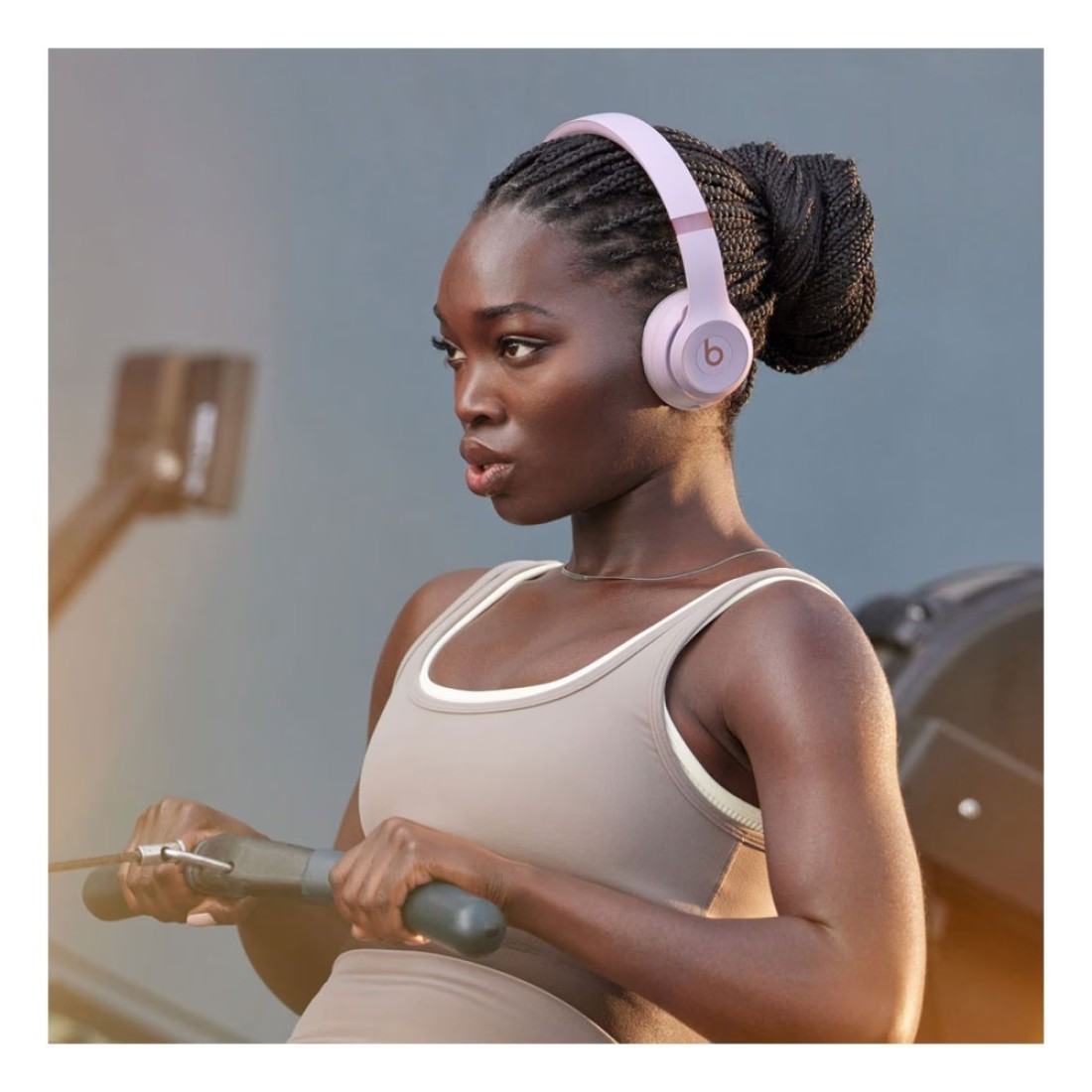 Beats Solo 4 Wireless Bluetooth On-Ear Headphones Cloud Pink