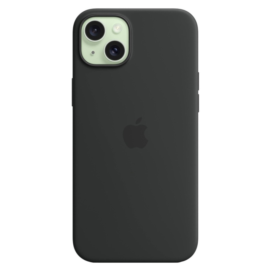 Apple Silicone Case Cover With MagSafe For iPhone 15 Plus Black