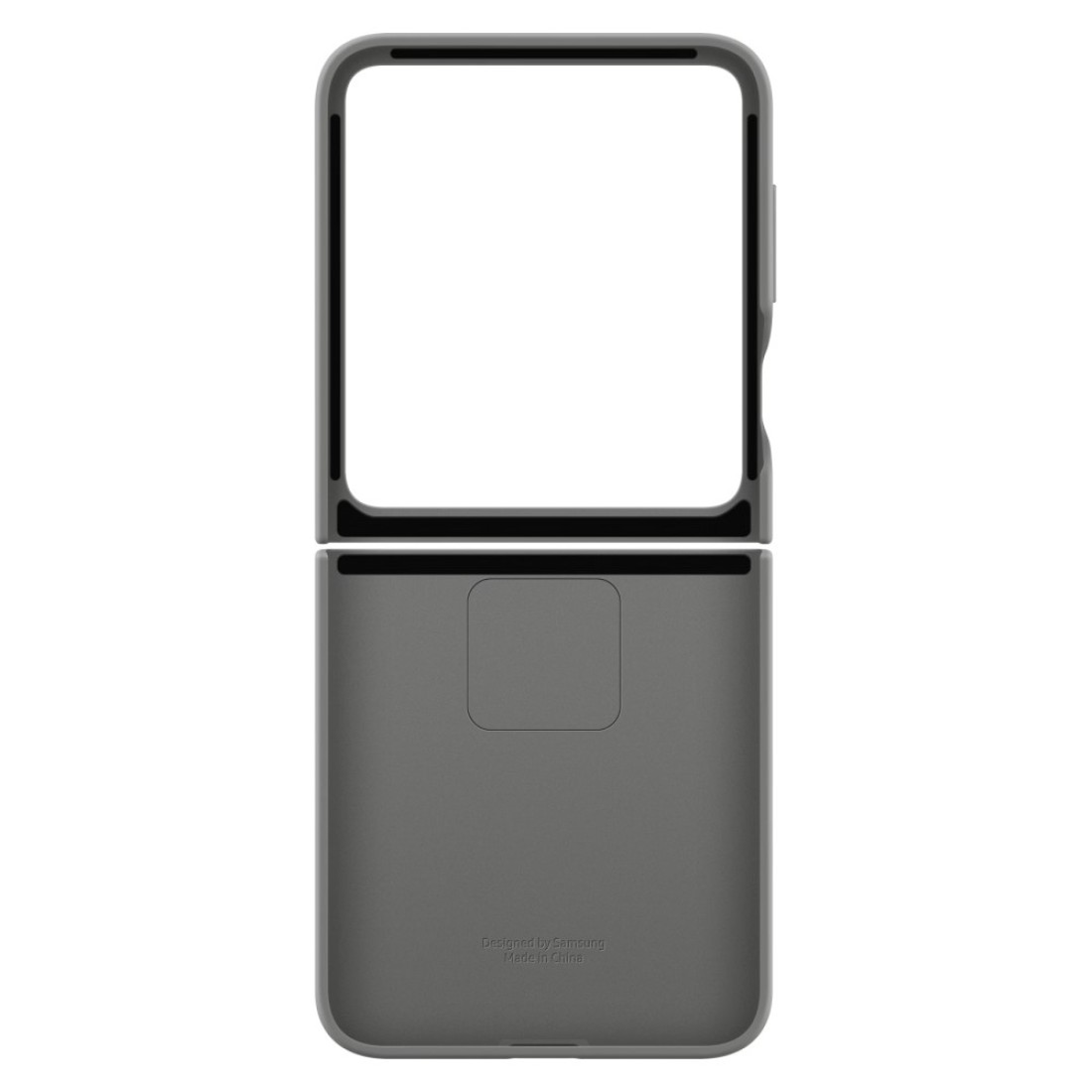 Samsung Silicone Case Cover with Ring for Galaxy Flip6 Grey