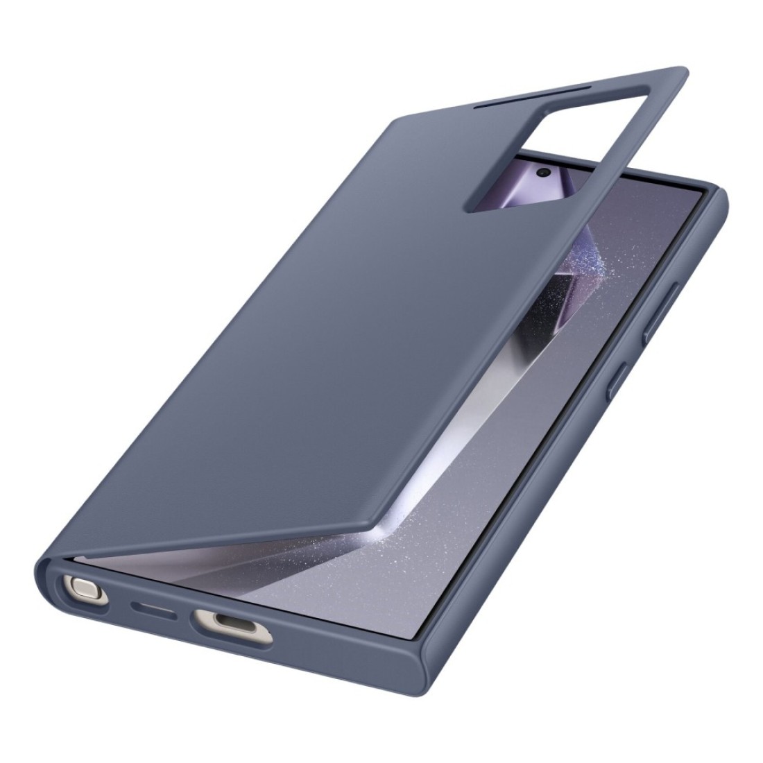 Samsung Smart View Wallet Case Cover for Galaxy S24 Violet