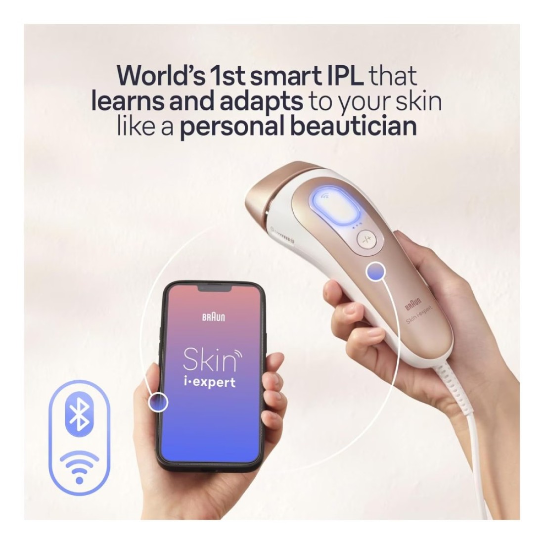 Braun Skin i-expert Pro 7 IPL Hair Removal System PL7147 Rose Gold
