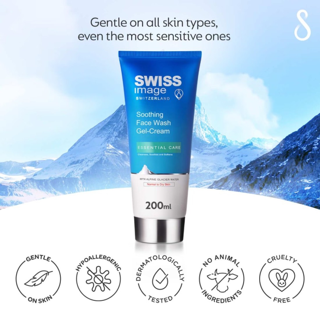 Swiss Image Essential Care Soothing Face Wash Cream 200ml