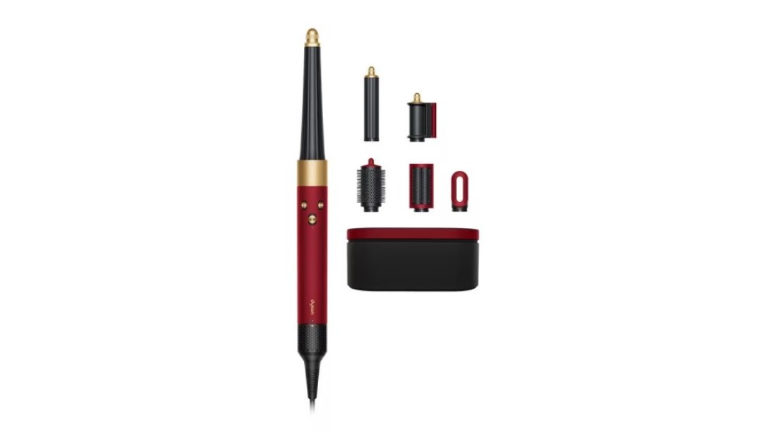 Dyson HS08 Smart Airwrap i.d. Multi-Styler and Dryer Straight+Wavy (Red Velvet Gold) - International Version