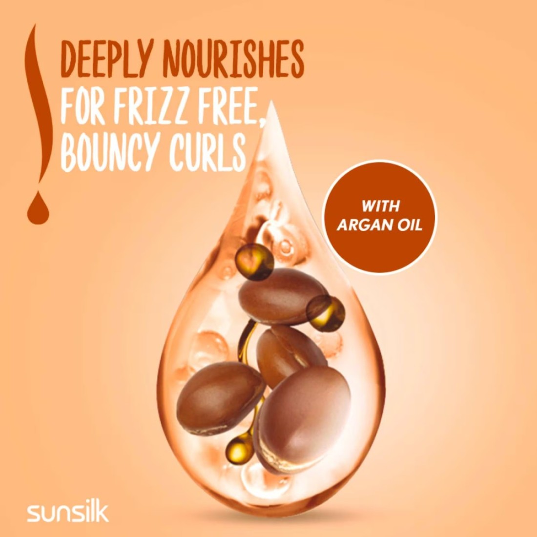 Sunsilk Hair Cream For Defined Curls and Volume Blended with Argan Oil 275ml Pack of 2