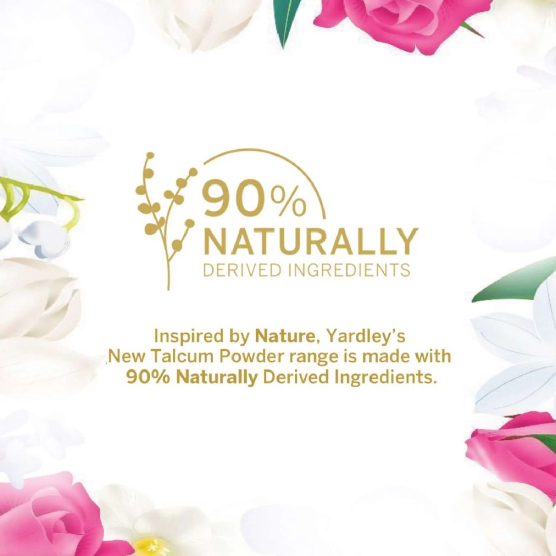 Yardley London English Rose Perfumed Talcum Powder White 250g