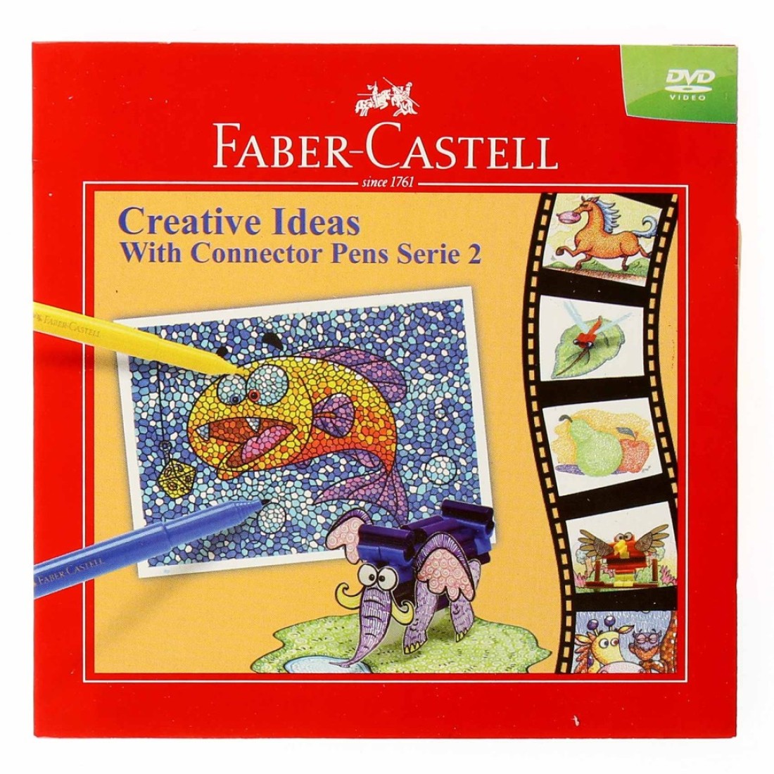 Faber-Castell Connector Felt Tip Pens Multicolour 60 PCS