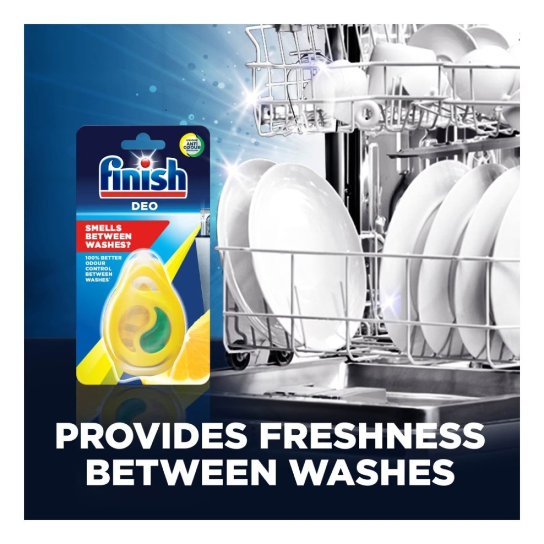 Finish Dishwasher Deo Freshener Lemon 4ml