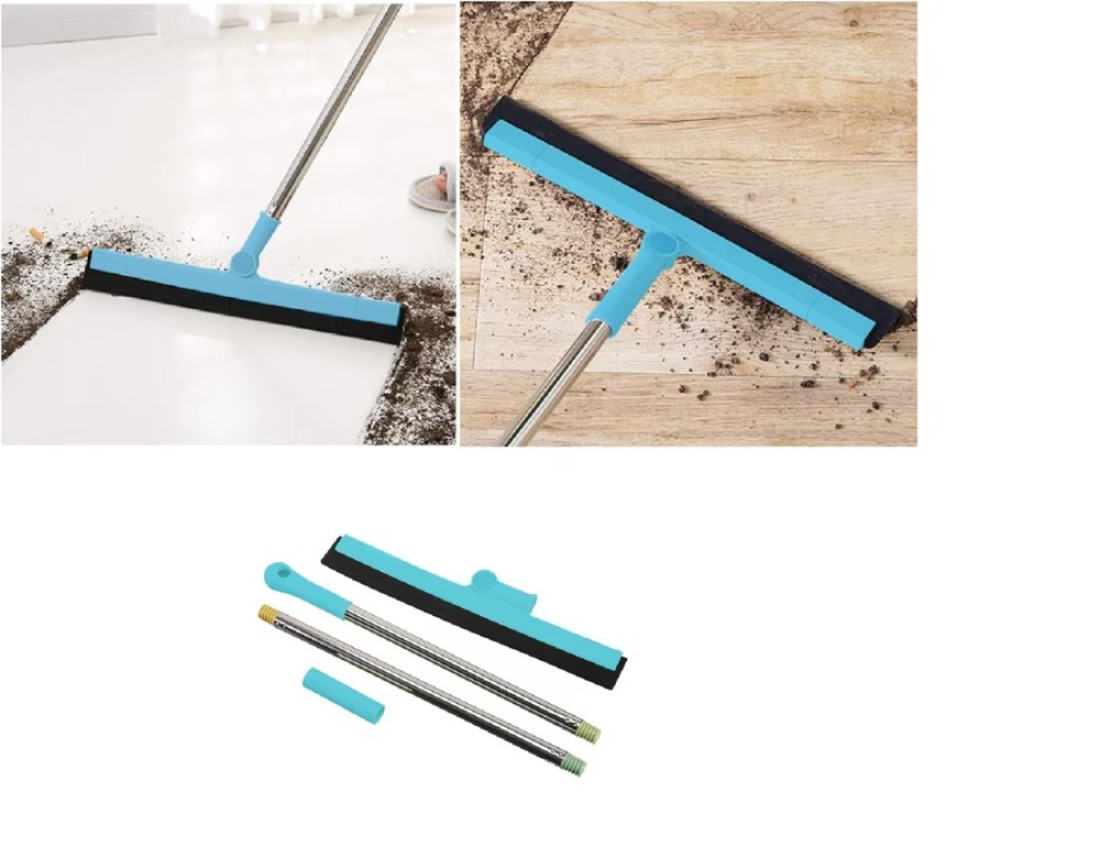 Aiwanto Extendable Long Handle Scrubber Brush & Sweeper Wiper Bathroom Tile Floor Cleaning Brush Wiper Cleaning Accessories