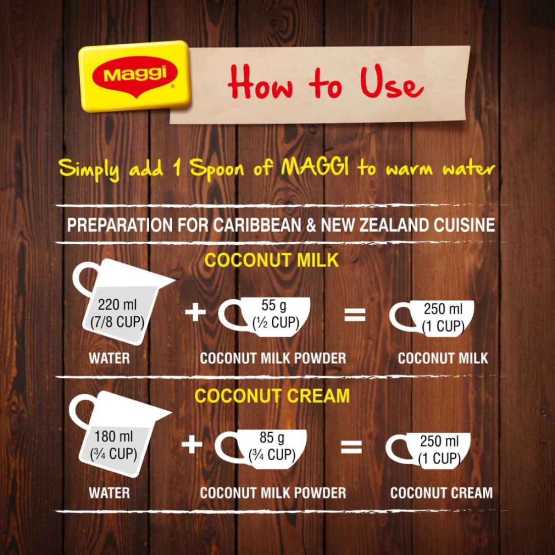 Nestle Maggi Coconut Milk Powder Mix 300g