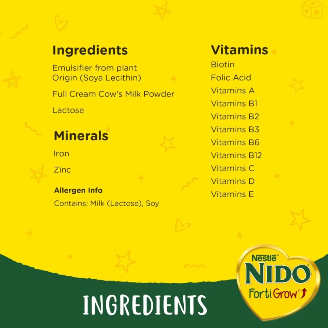 Nestle Nido Fortified Milk Powder 2500g Tin
