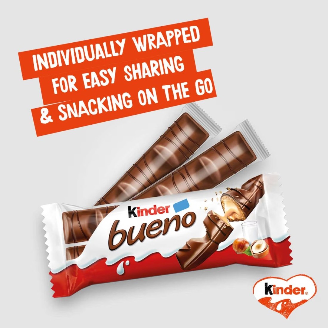 Kinder Bueno Milk Chocolate Bar Multi Pack of 5 10 Bars 215g