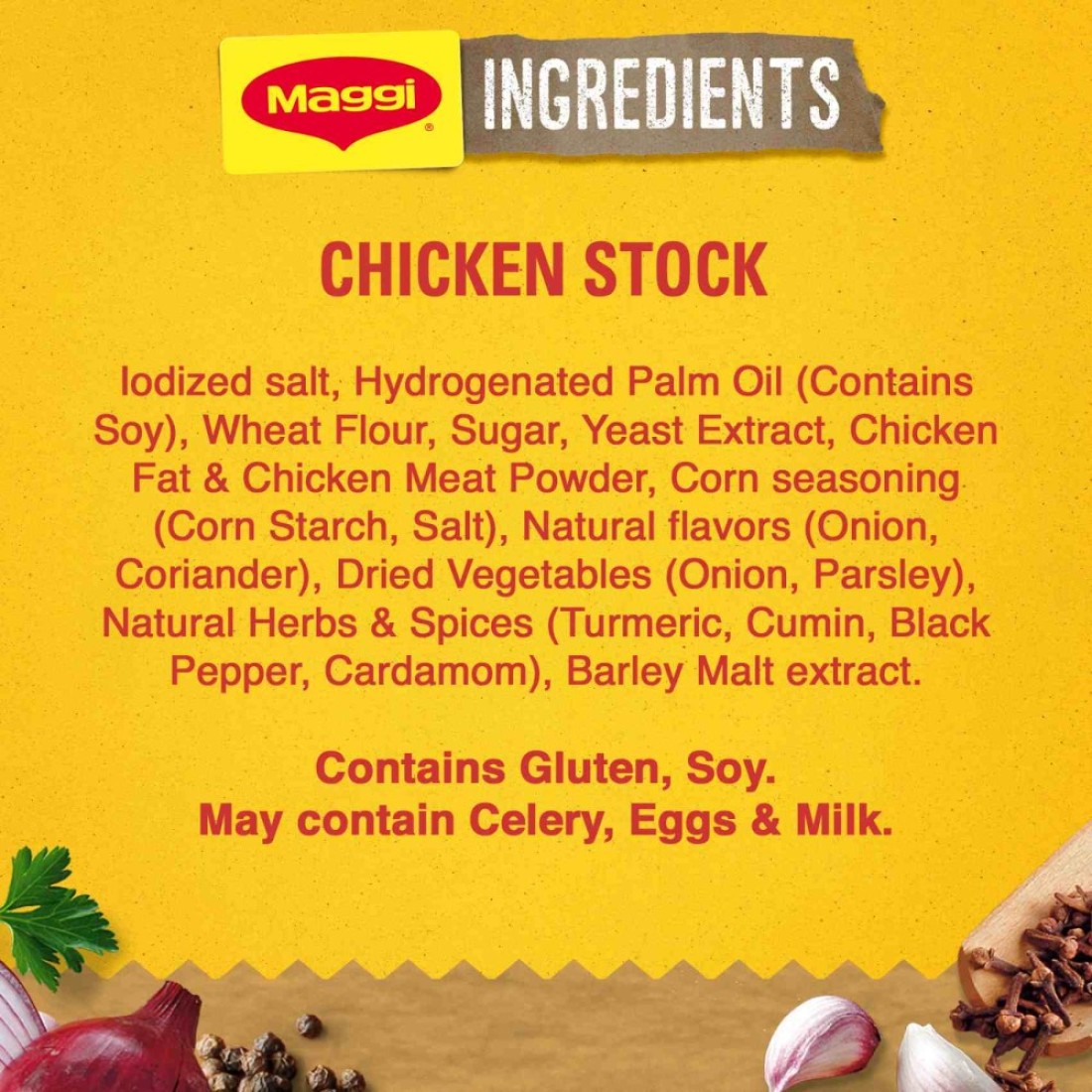 Nestle Maggi Chicken Stock 18g Pack of 8