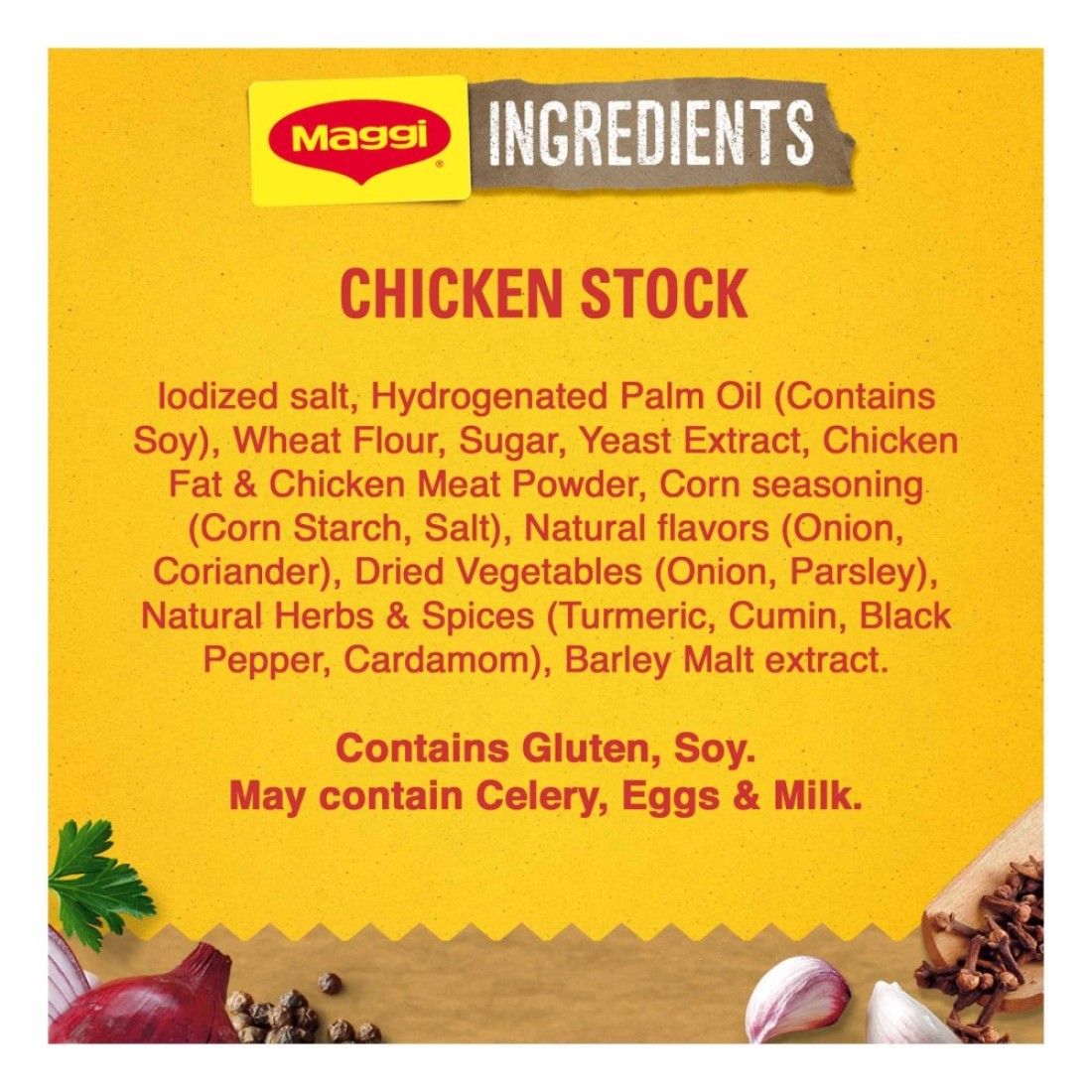 Nestle Maggi Chicken Stock Cubes 18g Pack of 24