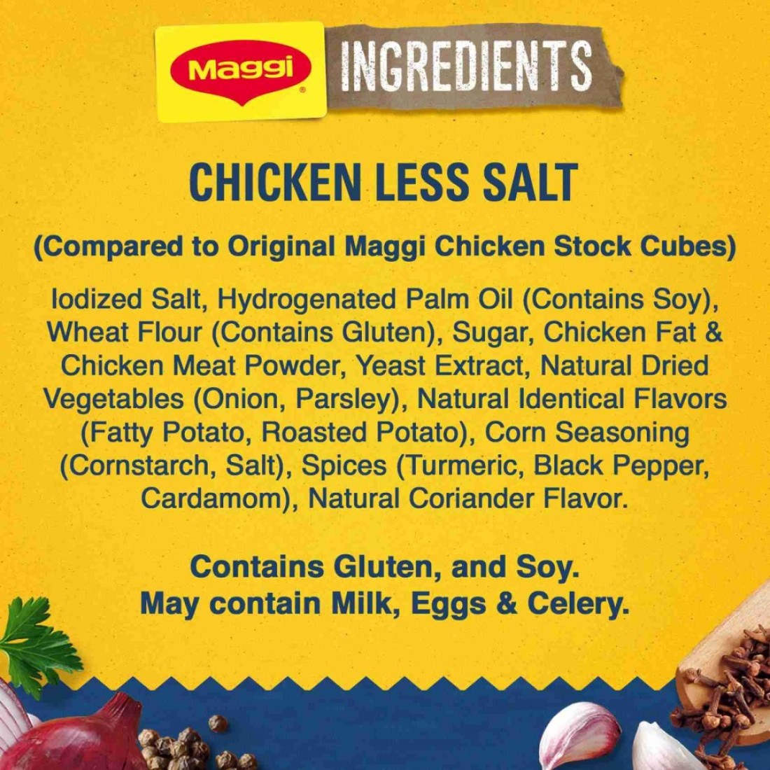Nestle Maggi Low Salt Chicken Stock Cubes 20g