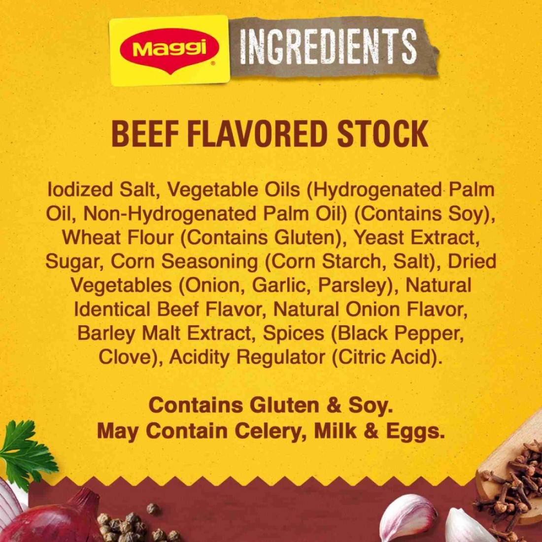Nestle Maggi Beef Flavoured Stock 20g