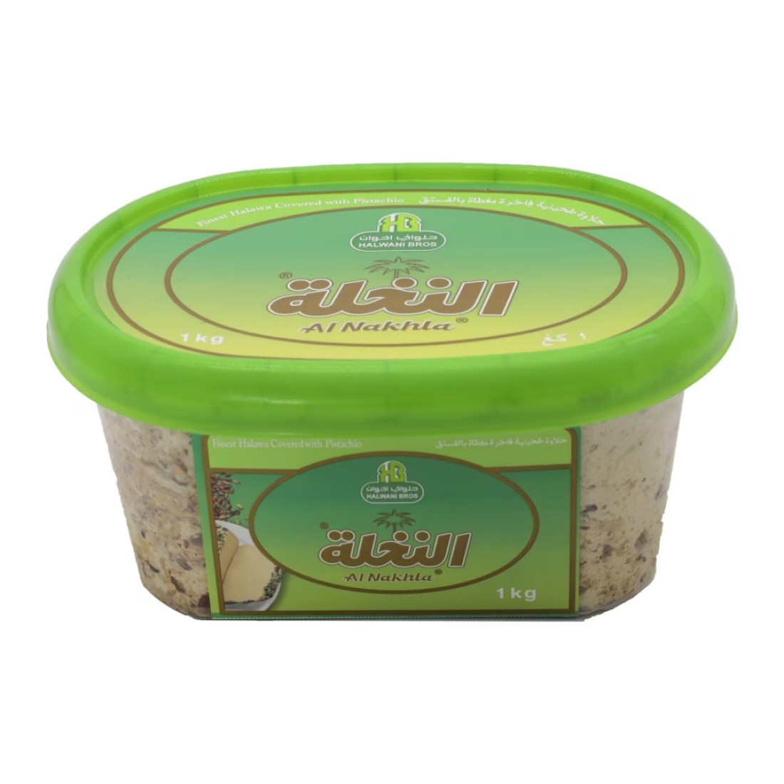 Halwani Bros Al Nakhla Covered with Pistachio Halawa, 1 kg
