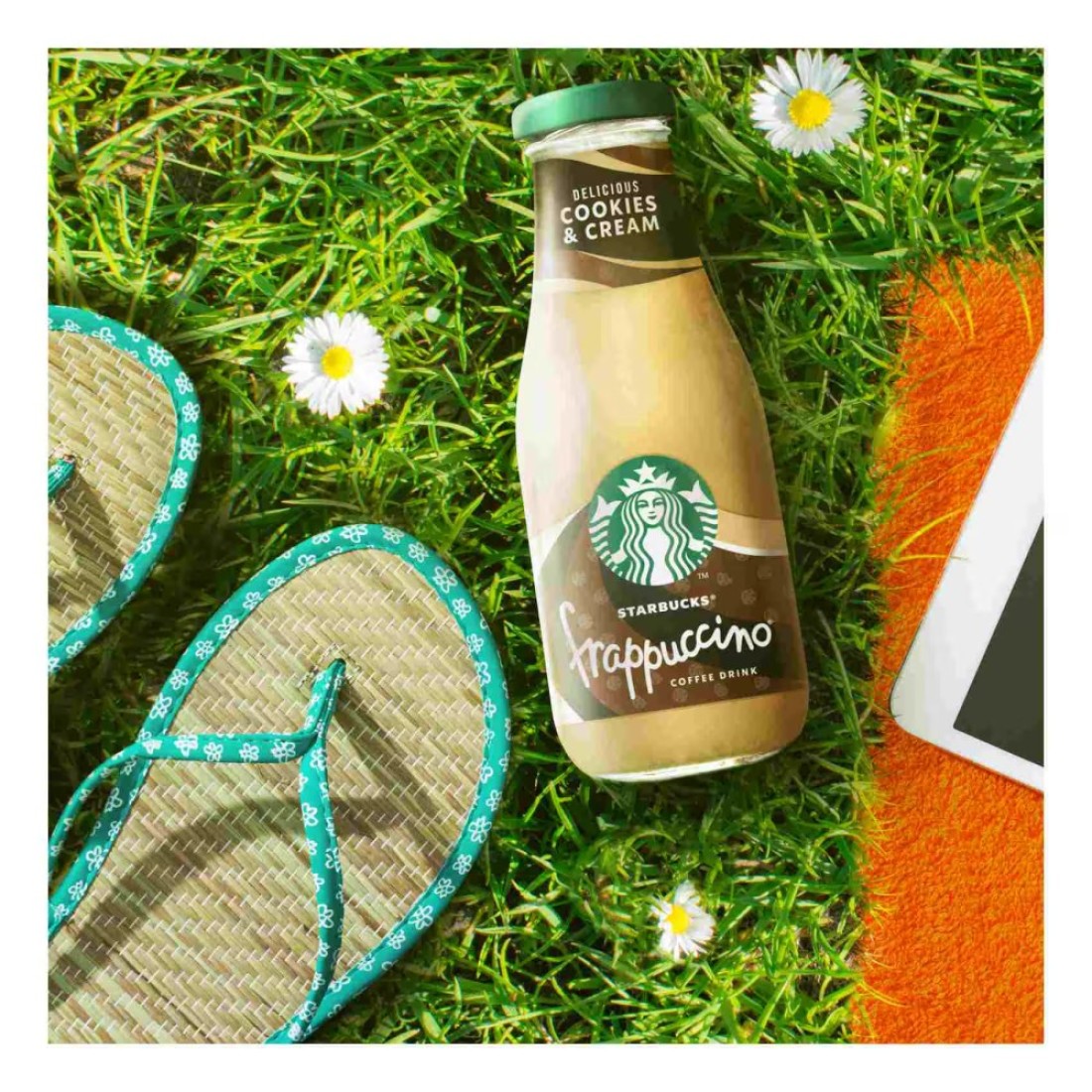 Starbucks Frappuccino Cookies and Cream Coffee Drink, 250ml