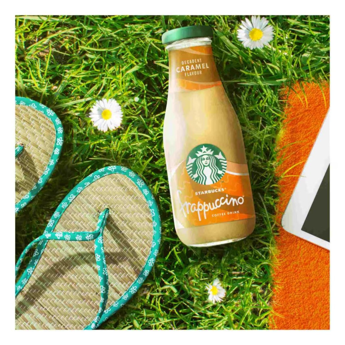 Starbucks Frappuccino Caramel Coffee Drink Bottle, 250ml