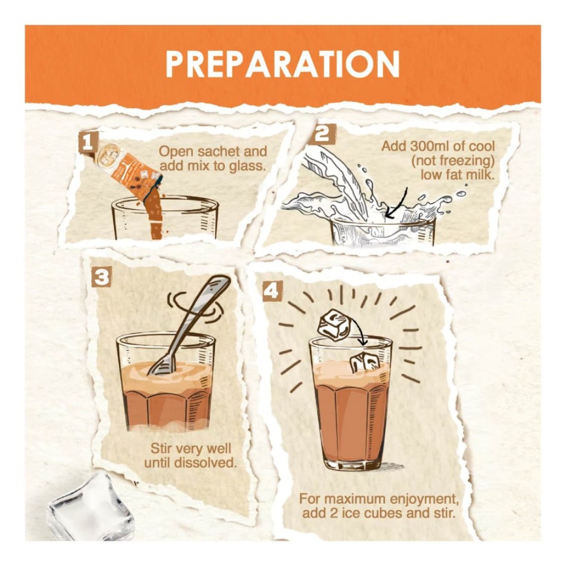 Nescafe Salted Caramel Ice, 25g Pack of 10