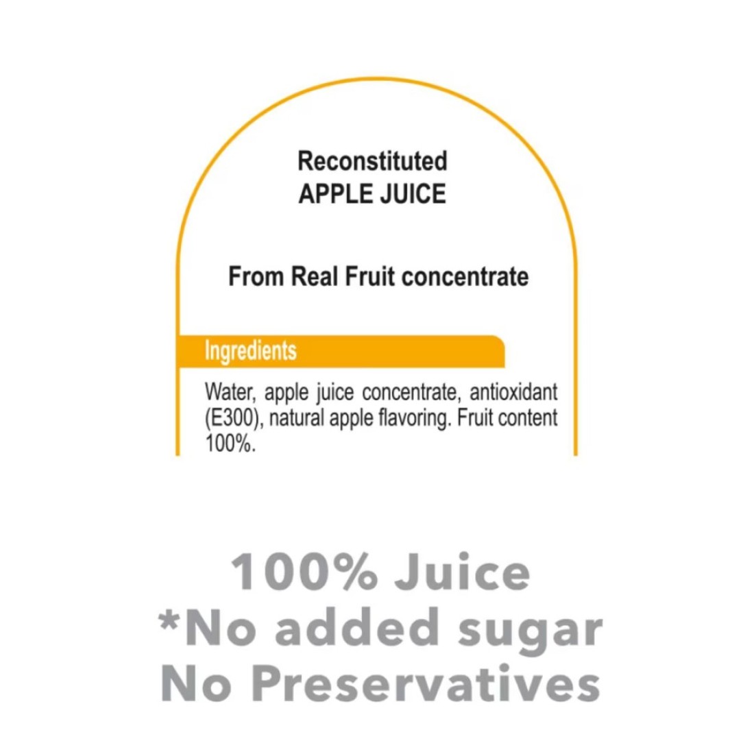Carrefour No Added Sugar Apple Orange Juice 200ml Pack of 10 Assorted